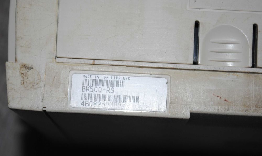 Резервний ІБЖ ИБП APC Back-UPS CS 500VA (BK500-RS) для захисту ПК