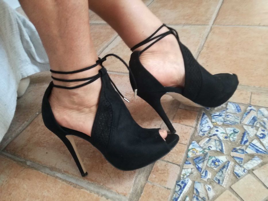 Sandálias sapatos abertos de salto Call it Spring