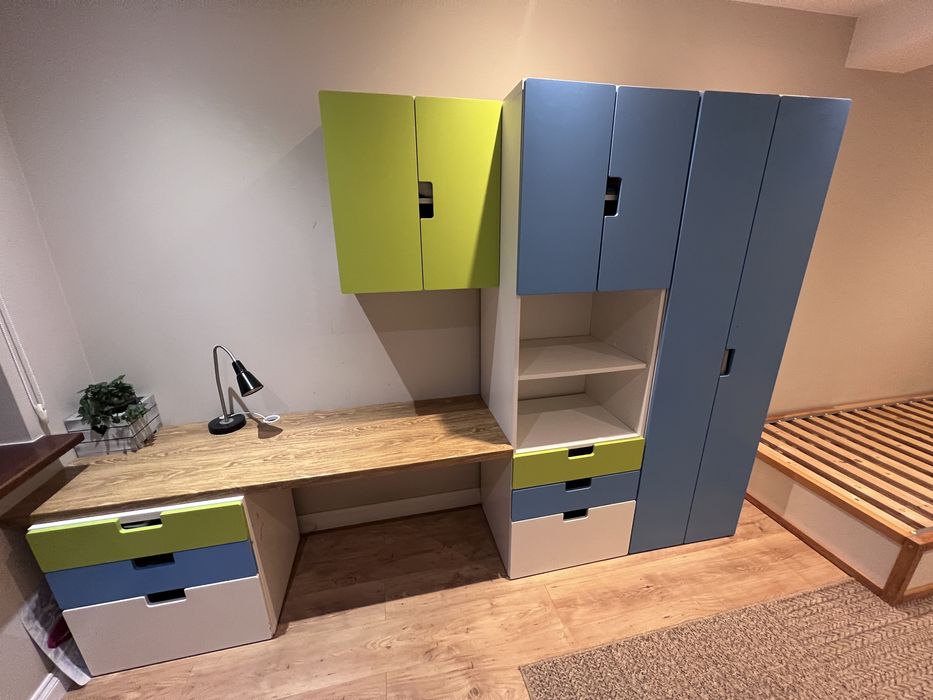 Meble dzieciece Ikea Stuva + rama łóżka