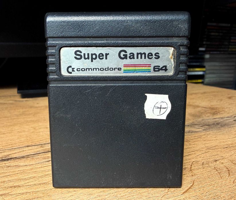 Commodore 64 Cartridge Kartridż - Super Games 64 (2)