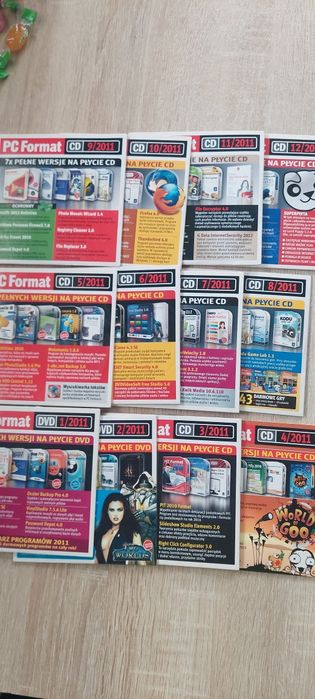 PC Format płytki CD ZESTAW 62 sztuki