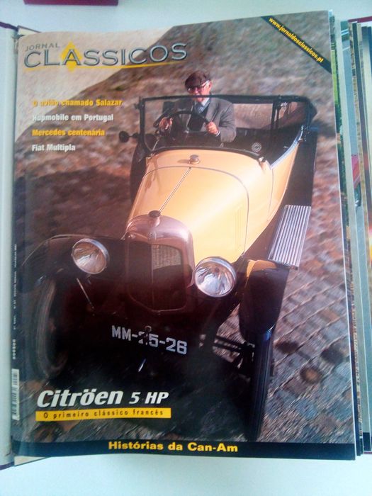 colecção de revistas encadernadas "Jornal dos Clássicos"