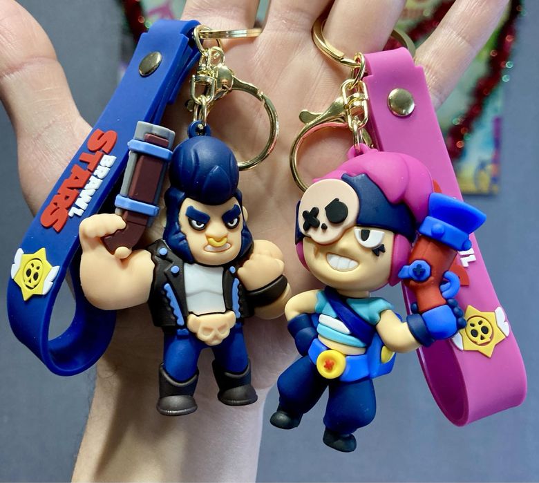 Брелок Бравл Старс, брелки Brawl stars, брелок для ключів Майнкрафт