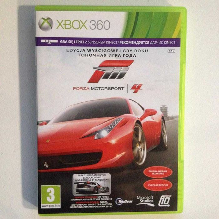 Forza Motorsport 4 X360 PL Sklep W-wa Ursynów