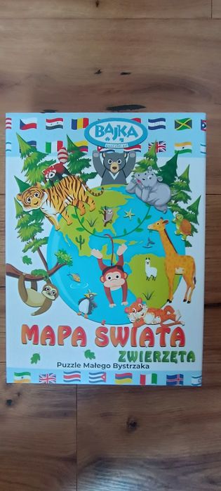 Puzzle Mapa świata 104 elementy