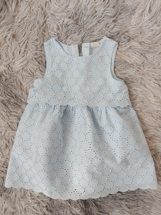 Sukienka H&M na ramiączkach, lato, rozmiar 80