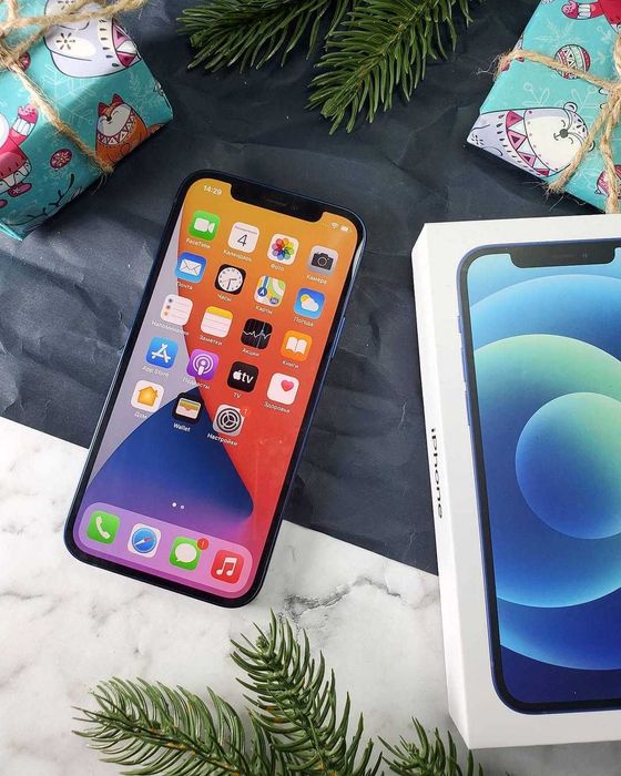 iPhone 12 Blue. Ідеал. Комплект