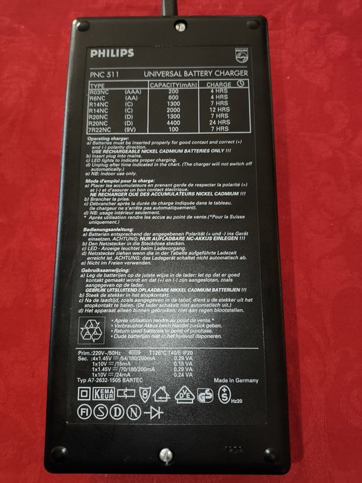 Carregador Pilhas Universal Philips