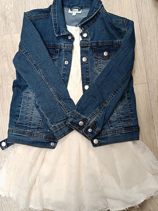 Плаття і піджак для дівчинки 5-6 років, ціна дві речі