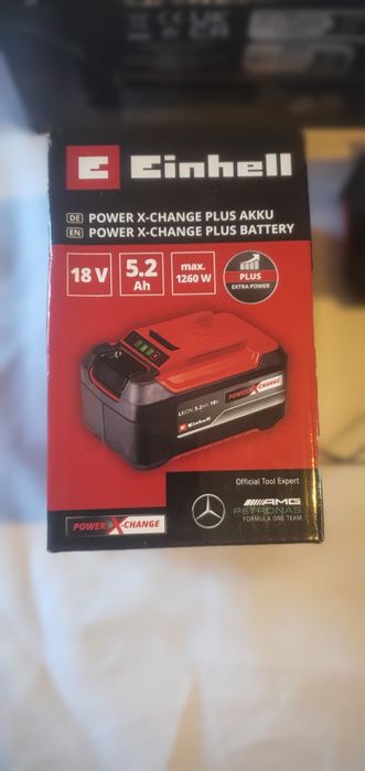 Bateria de lítio EINHELL POWER-X-CHANGE PLUS 18V 5,2 AH" Novas