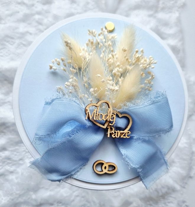 Kartka ślubna hand made