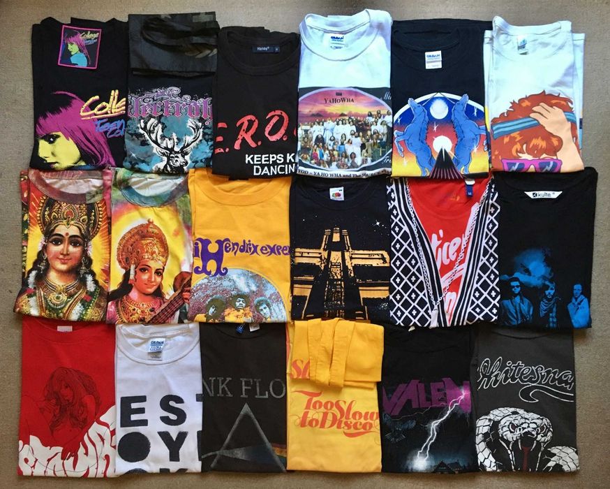 T-shirts para homem - artistas bandas editoras etc