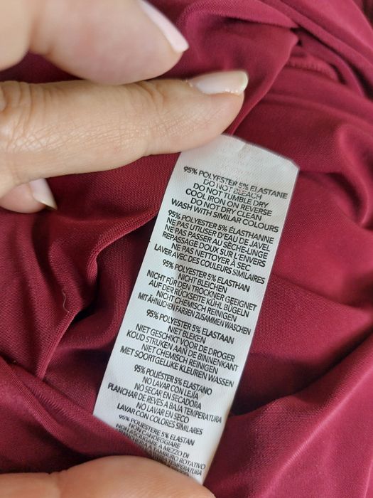 Bordowe body w super stanie rozmiar 36