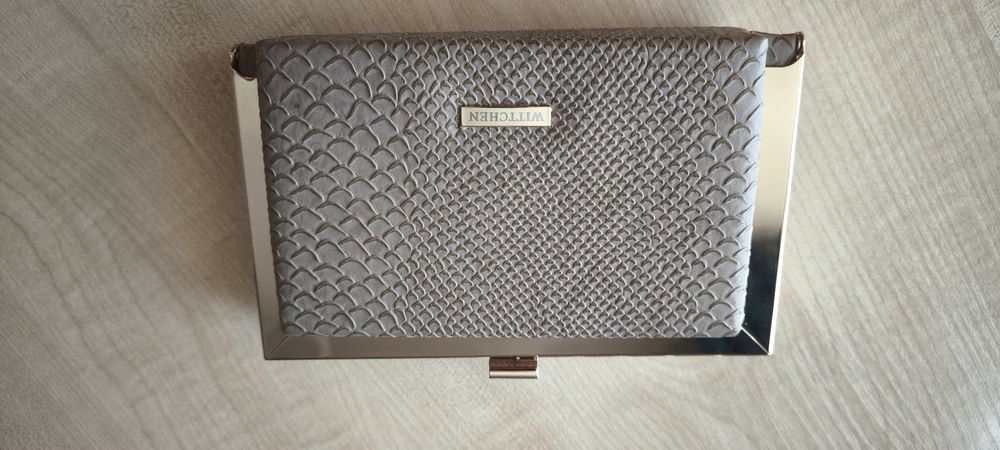 Torebka mała kopertówka Wittchen elegancka nowa oryginalna zlota