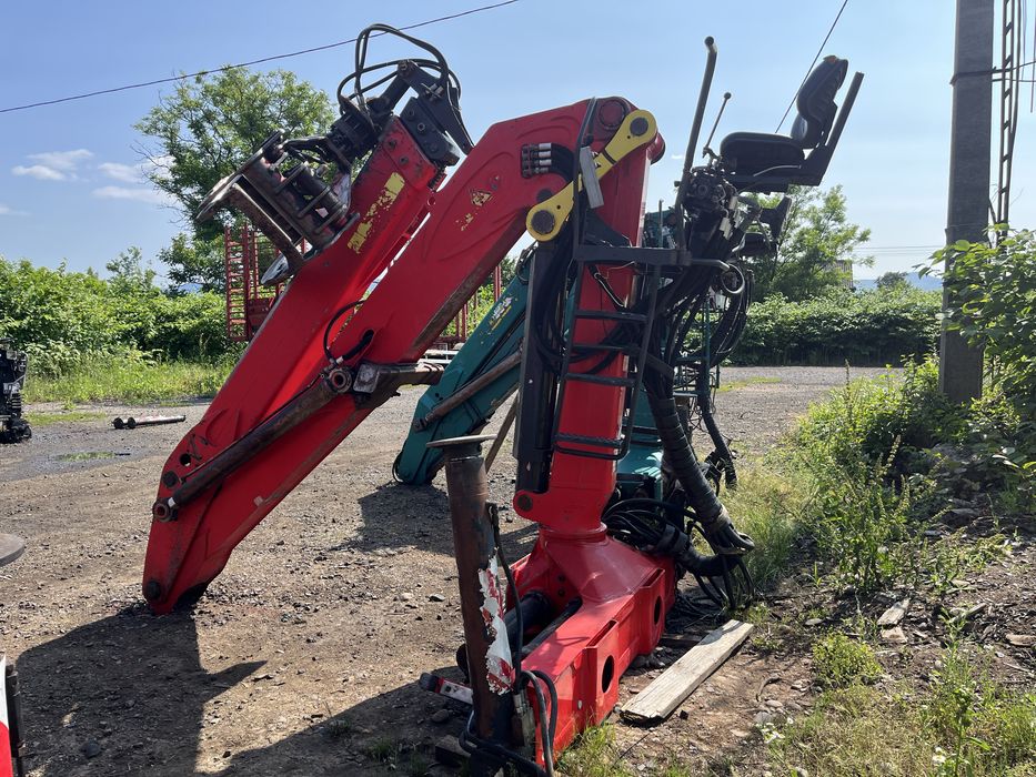 Кран маніпулятор Palfinger Epsilon 165z грейфер     Loglift Hiab