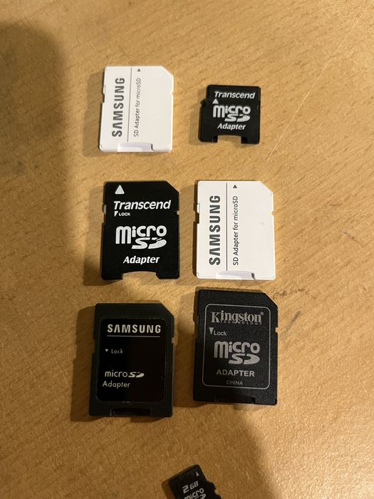 Adaptery do kart mikro SD z SD do microSD