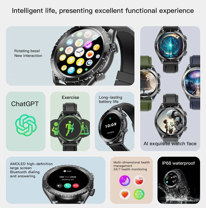 Smartwatch X-active zegarek IP68 nowy z pudełkiem