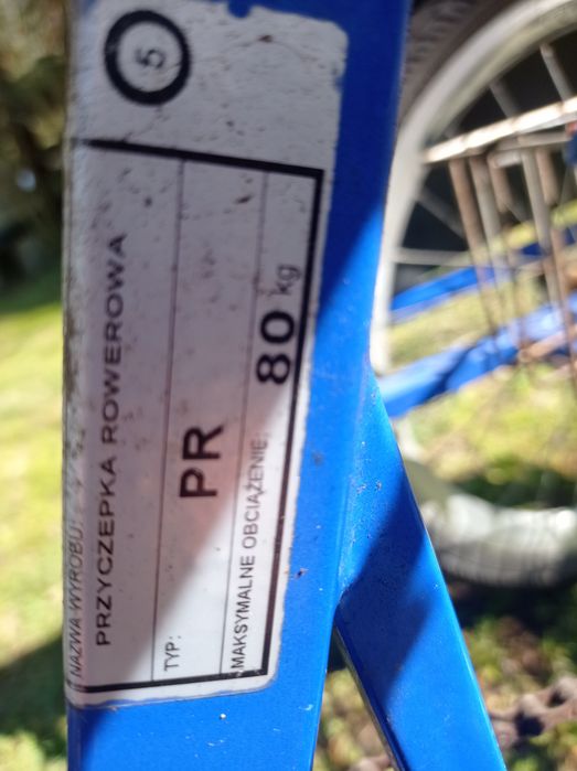 Przyczepka rowerowa dla niepełnosprawnych