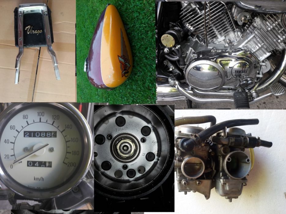 Yamaha 700 Virago 750 Gaźnik bak 1100 Silnik Rama Bendyks