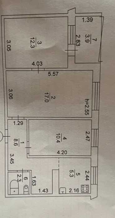 3к.кв, норм житл стан, біля парку Совки, 10 мін к метро