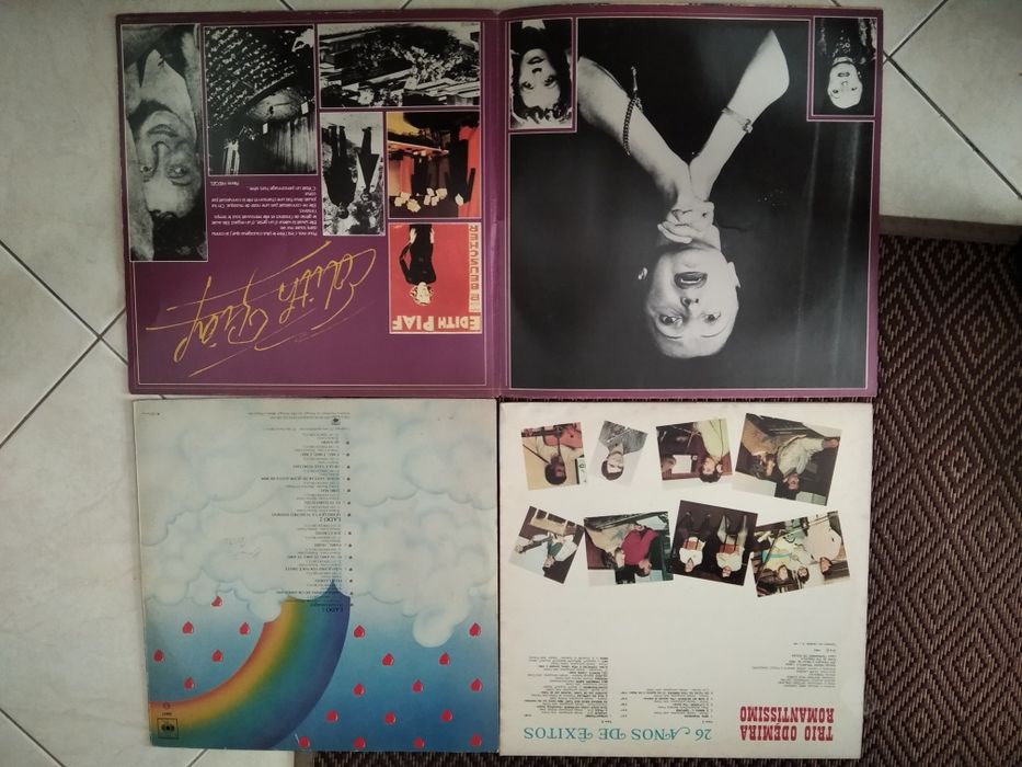 Discos vinil - Beatles, Edit, Roberto Carlos, Amália, Trio