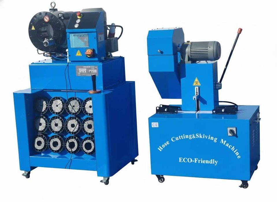 Zakuwarka do Węży hydraulicznych P32 + Przecinarka z skórowarką