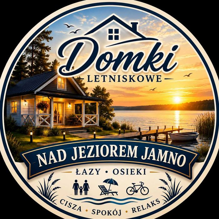 Domki Łazy Osieki nad Jeziorem Jamno 200 m od wody blisko morza cisza