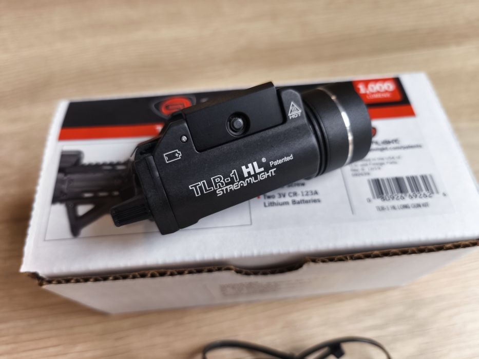Streamlight TLR-1 HL Long Gun Black, latarka na broń długą, 1000 lm