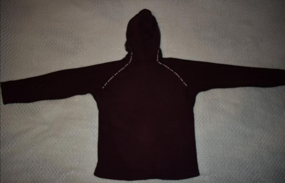 Кофта на флисе с капюшоном