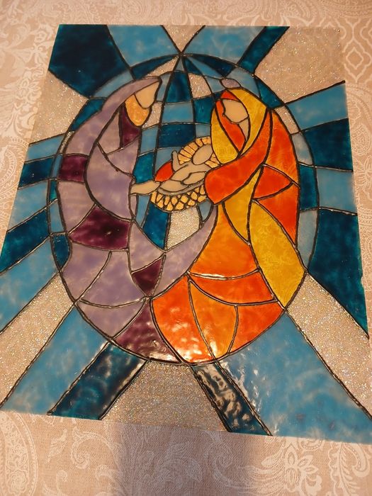 Quadro em Vitral 33x43.