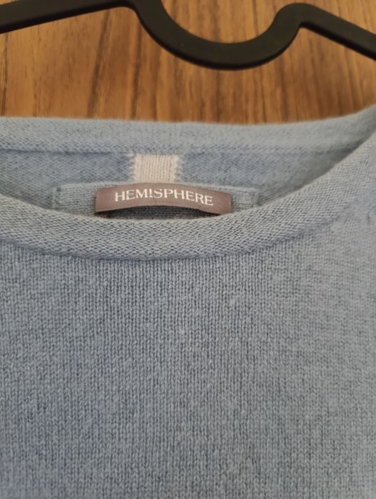 Sweter Baby blue 100% kaszmir premium