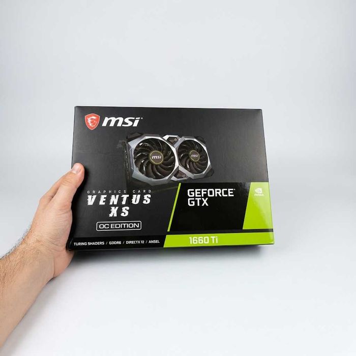 Prywatna MSI GTX 1660 Ti Ventus XS OC 6GB | BOX | OCCT 0 błędów