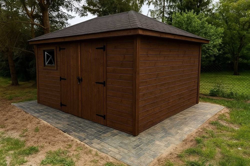 Domek narzędziowy | DN1 5x4 m | Domek drewniany na każdy wymiar | StolarniaKD