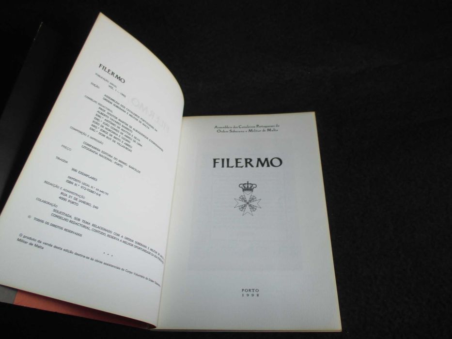 Livros Filermo Ordem Soberana Militar de Malta 13 Volumes Muito Raro