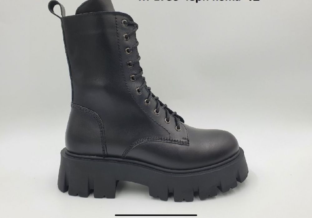 Берцы ботинки черевики женские зимние бежевые черные платформа