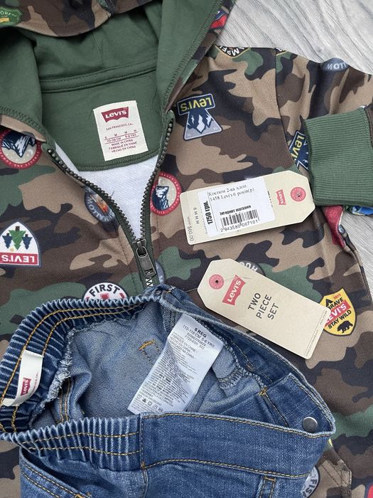 Дитячий костюм Levi’s, розмір на 5-6 років (110-116 см). НОВИЙ.