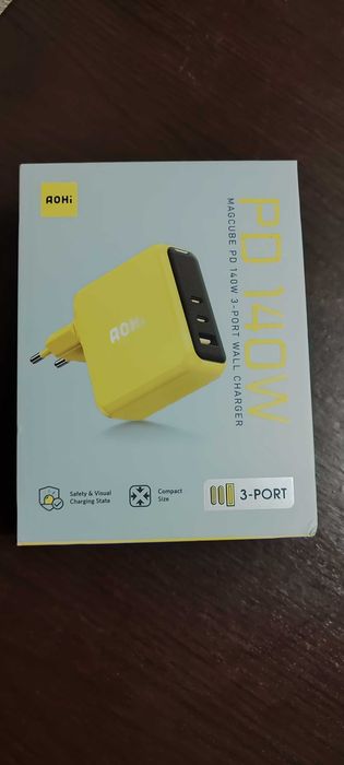 AOHI magcube GAN 140wt PD для MacBook, iPhone, Android