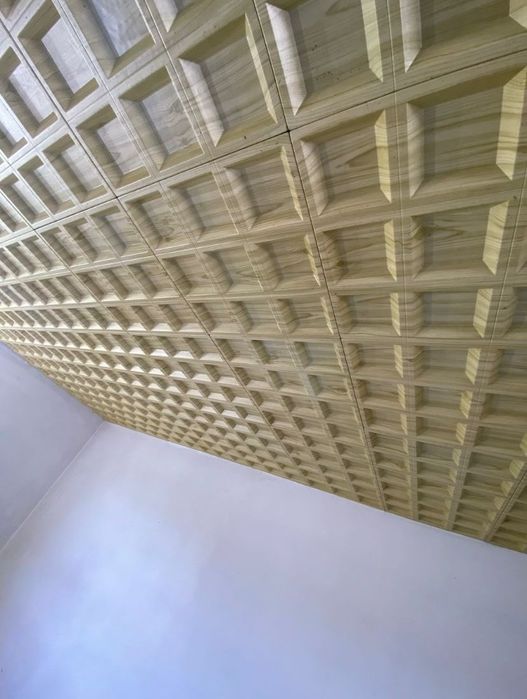 Teto Falso Decorativo Em Plástico Para Área De 26,5 m²