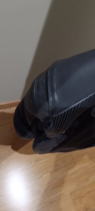 Casaco Mota Couro Rebelhorn 3 camadas proteções inte