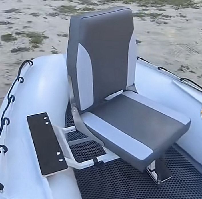 Складная опора(рама)с креплением на ЛИКТРОС под кресло в лодку ПВХ