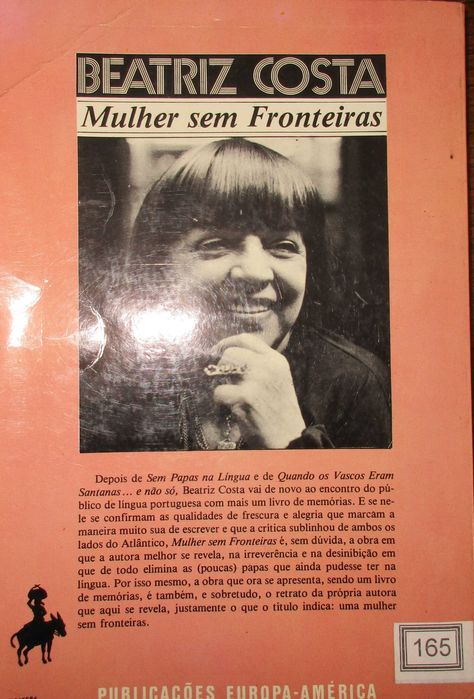 Beatriz Costa - - - Mulher Sem Fronteiras - - - - - Livro