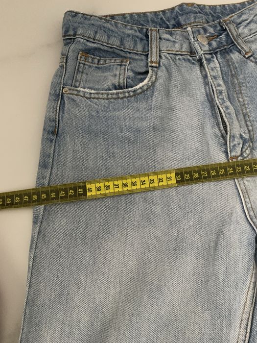 Джинси мом, голубі