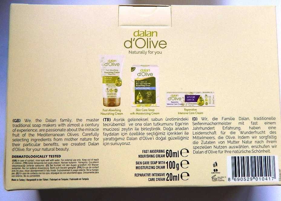 Dalan D'Olive Zestaw kosmetyków w pudełku