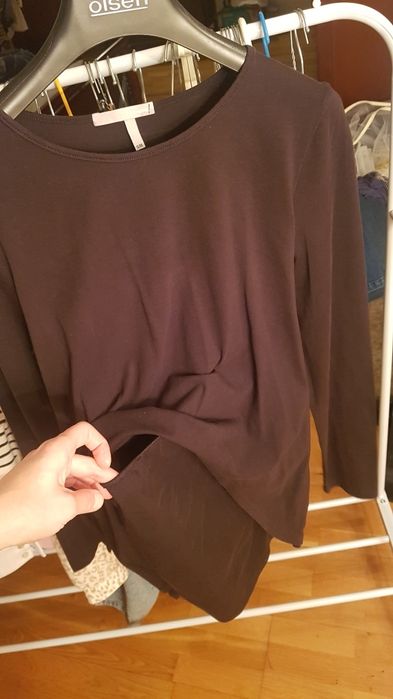 Bluzka z dlugim rękawem ciążowa 2 sztuki