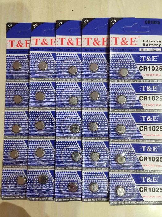 Батарейка літієва CR1025 Lithium Cell 3.0V для сібіоніка 2 і іншої електроніки