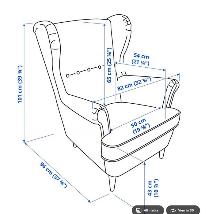 Poltrona com descanso de pes e 2 mesas de apoio