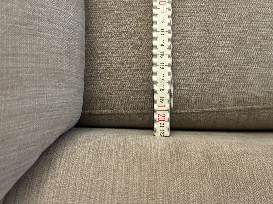 Sofá de dois lugares, Bege