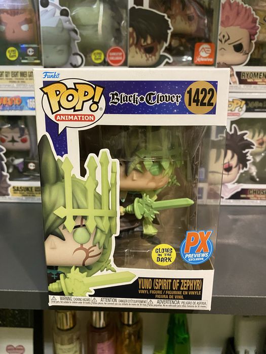 Funko Pop Yuno (Spirit of Zephyr) #1422 Black Clover PX Exclusive