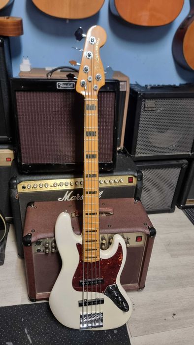 Fender American Ultra Jazz Bass V USA, Estojo Original, Edição 75 Anos