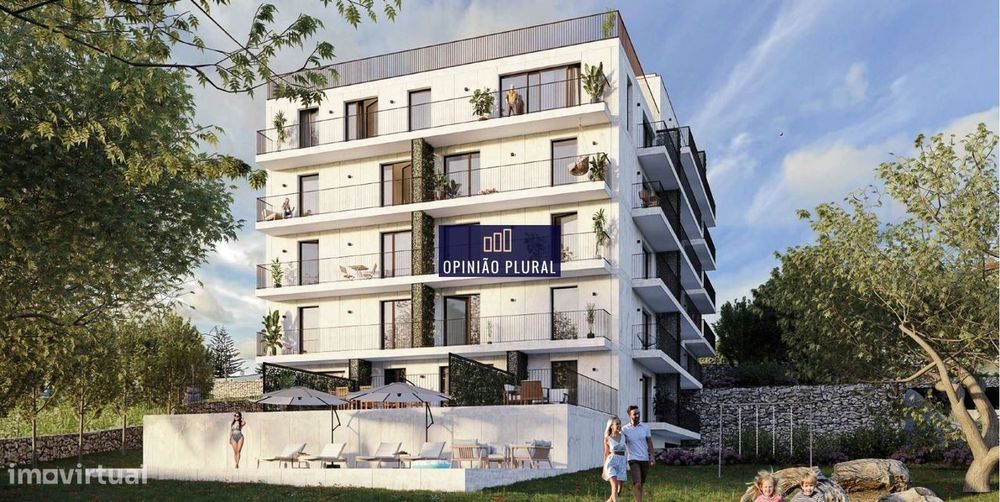 T1 Novo de Luxo com Varanda e Garagem | Haven Terrazza  Valbom